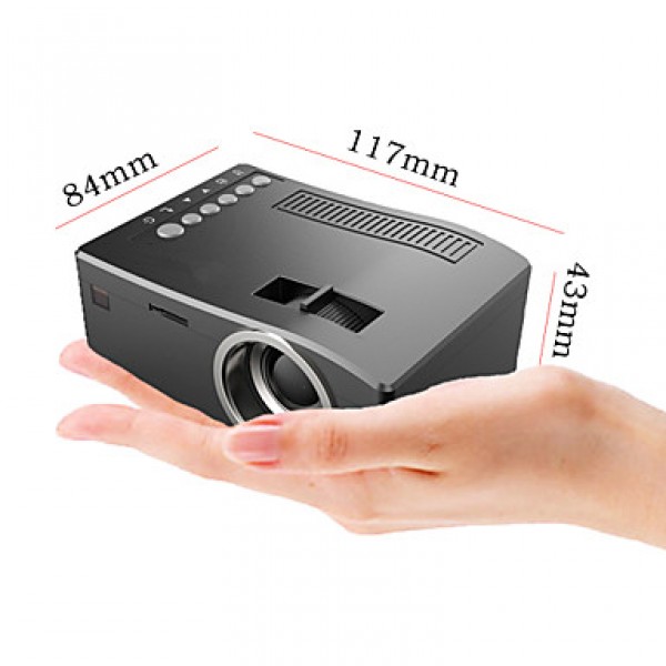 UC18 HD 1080P Mini Projector Mini Led Projector Portable Smart Home Projector  
