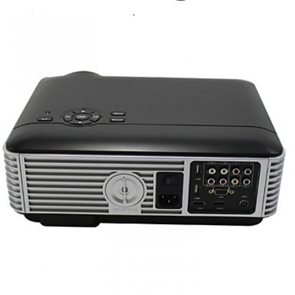 RD-806 2800 Lumens 1280 x 800 Portable LED Home Theater Projector 1500:1 Support USB/HDMI/AV/VGA  