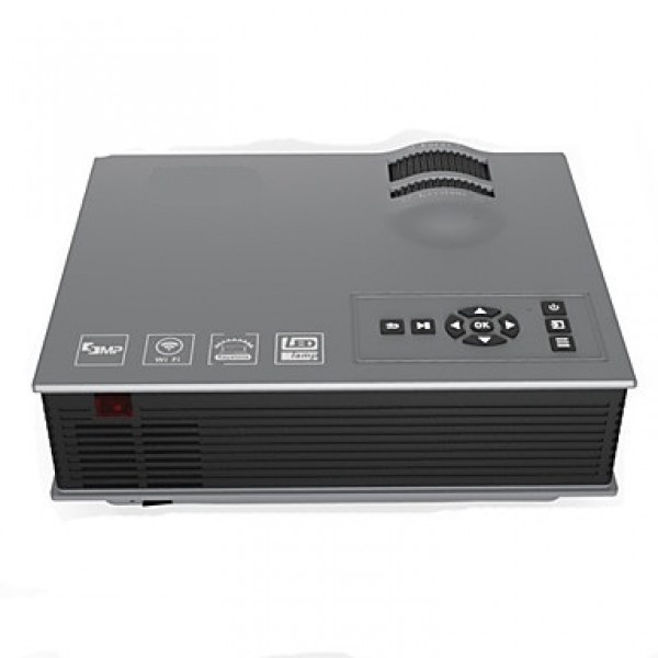  Newest Mini Led Projector Home Theater Portable Lcd Projector HD 1080p with Wifi 2.4G Wireless Screen Push UC46  