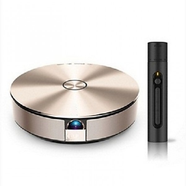 G1S 3D DLP Smart Home Theater Support 1080P 300' Hi-Fi Bluetooth Android 4.3 WIFI Projector Gold  