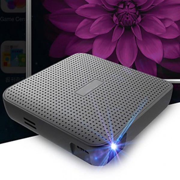 S6000 Wireless Dlp Portable Pico Mini Projector for Home Theater with Dual Band Wifi 2.4G/5G  