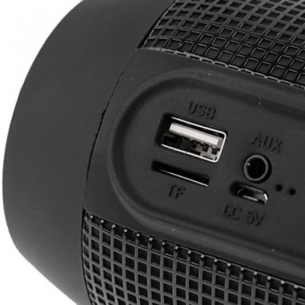 Outdoor Flashing Speaker LED Glow Pulse Lighting MiniWireless Bluetooth Super Bass Speakers & Microphone TF AUX USB
