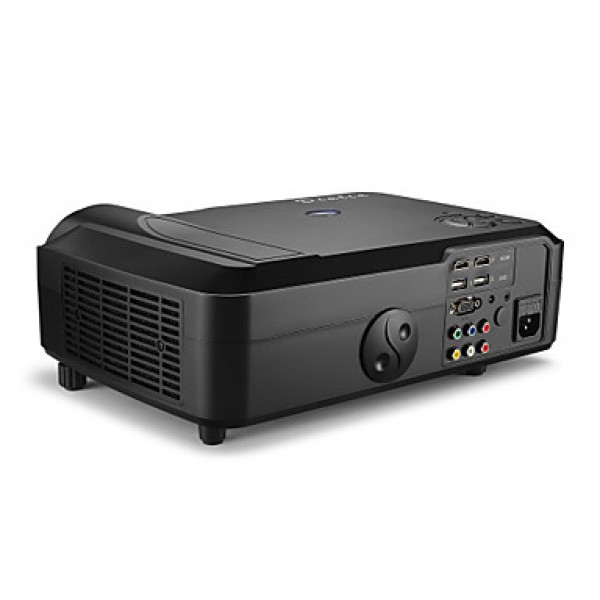 LED Projector Home Theater and Business 3500LM 1280x800 with VGA USB SD HDMI Input  