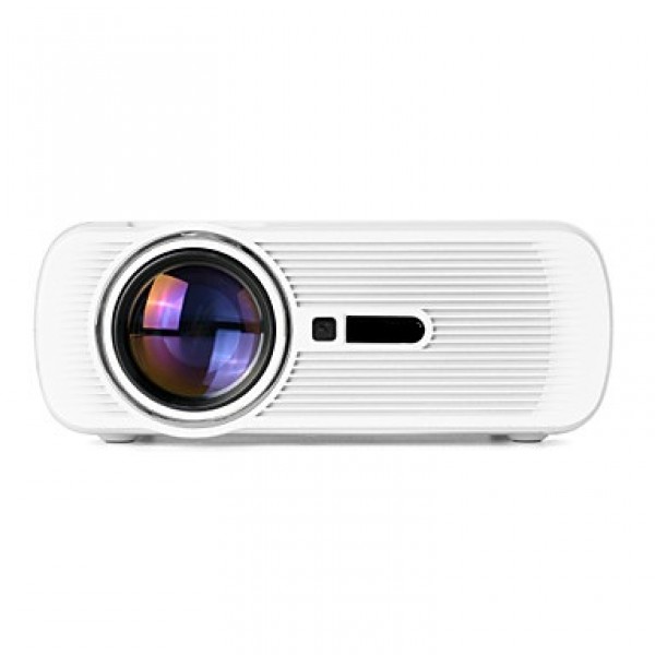 FHD 1080P Supported 1000LM Mutimedia Home Theater Mini LED Projector w/ ATV, HDMI, VGA, USB 2.0, AV, SD  