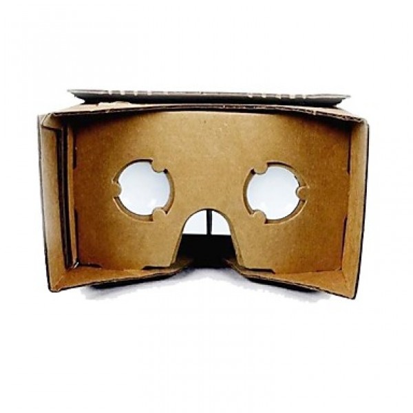 DIY Cardboard Virtual Reality 3D Glasses for iPhone 6 / Samsung Galaxy S5/S4/LG G3/G2/ Google Nexus 5 / Nexus 4  