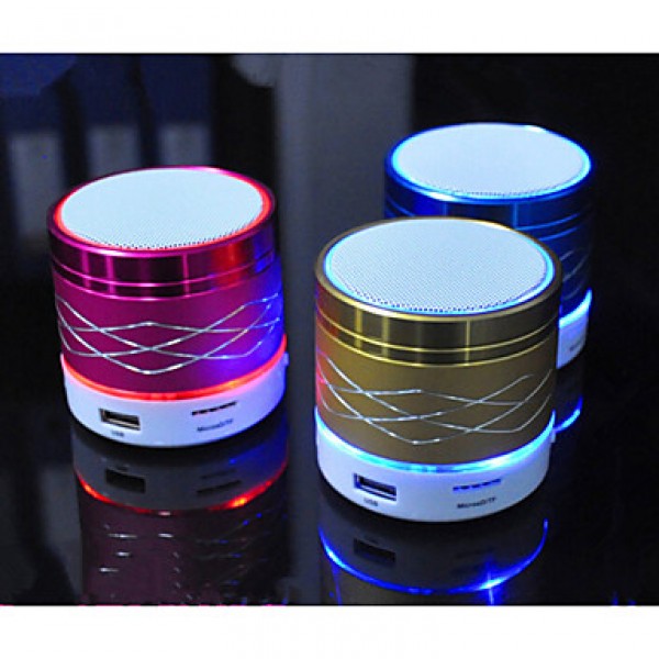 Colorful LED Lights Blazing Dynamic Mobile Computer Wireless Bluetooth Stereo Subwoofer