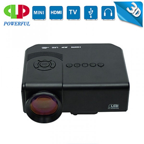 Mini LED Projector Support 1080p HD Vide...
