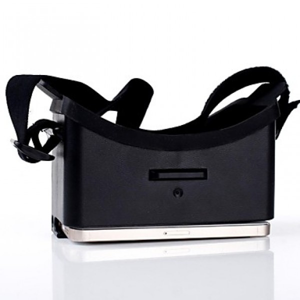 For iPhone 5 5s 5c Cardboard Head Mount Plastic Virtual Reality 3D Video Glasses  