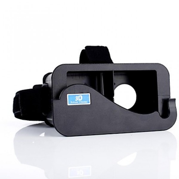 For iPhone 5 5s 5c Cardboard Head Mount Plastic Virtual Reality 3D Video Glasses  