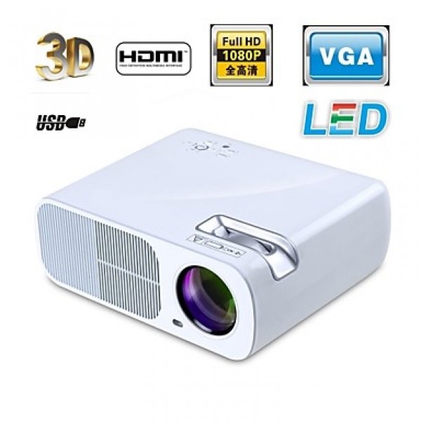 LED 3D Home Theater Business Projector 3...