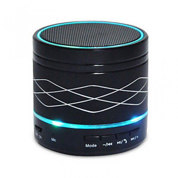 Colorful LED Lights Blazing Dynamic Mobile Computer Wireless Bluetooth Stereo Subwoofer